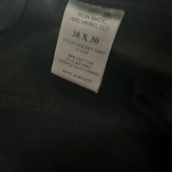 Iron Made Men’s Utility Black Pants. NWT w/Tag Size Defect. Actual Size 42x31 - Picture 7 of 7